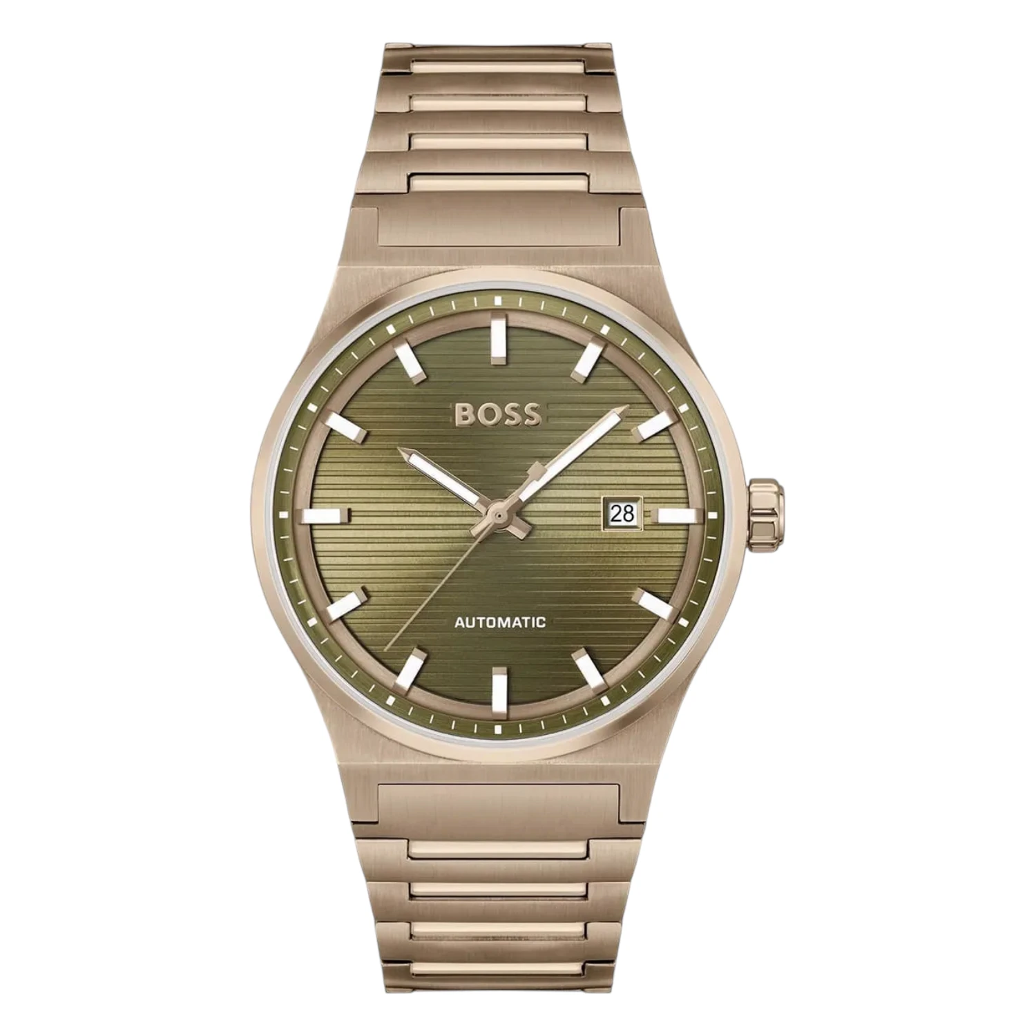 BOSS Candor Automatic Grön Guldfärgad