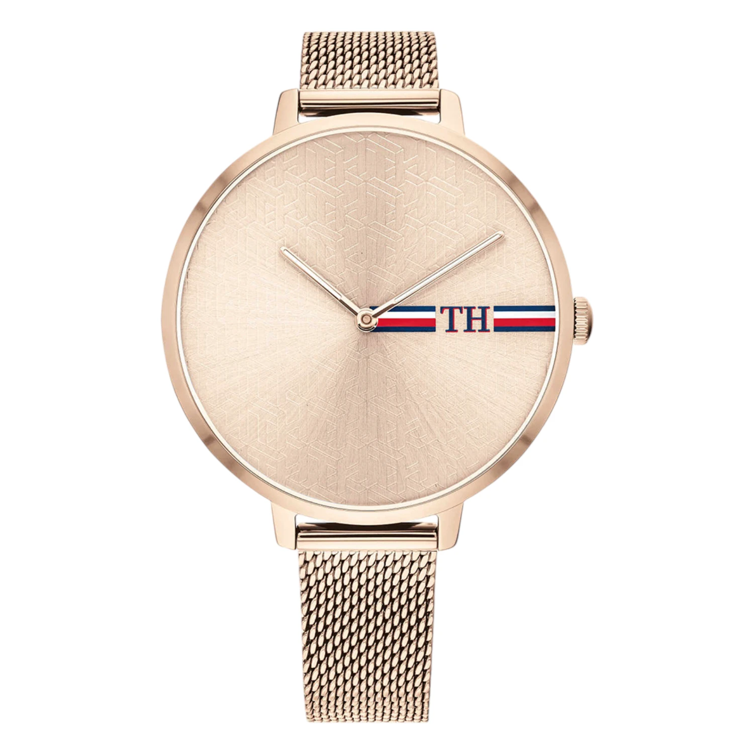 Tommy Hilfiger Damklocka Roséguldfärgad Tunn