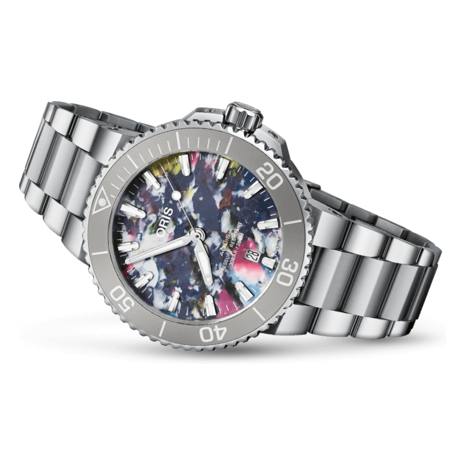 Oris Aquis Date Upcycle Automatic Flerfärgad