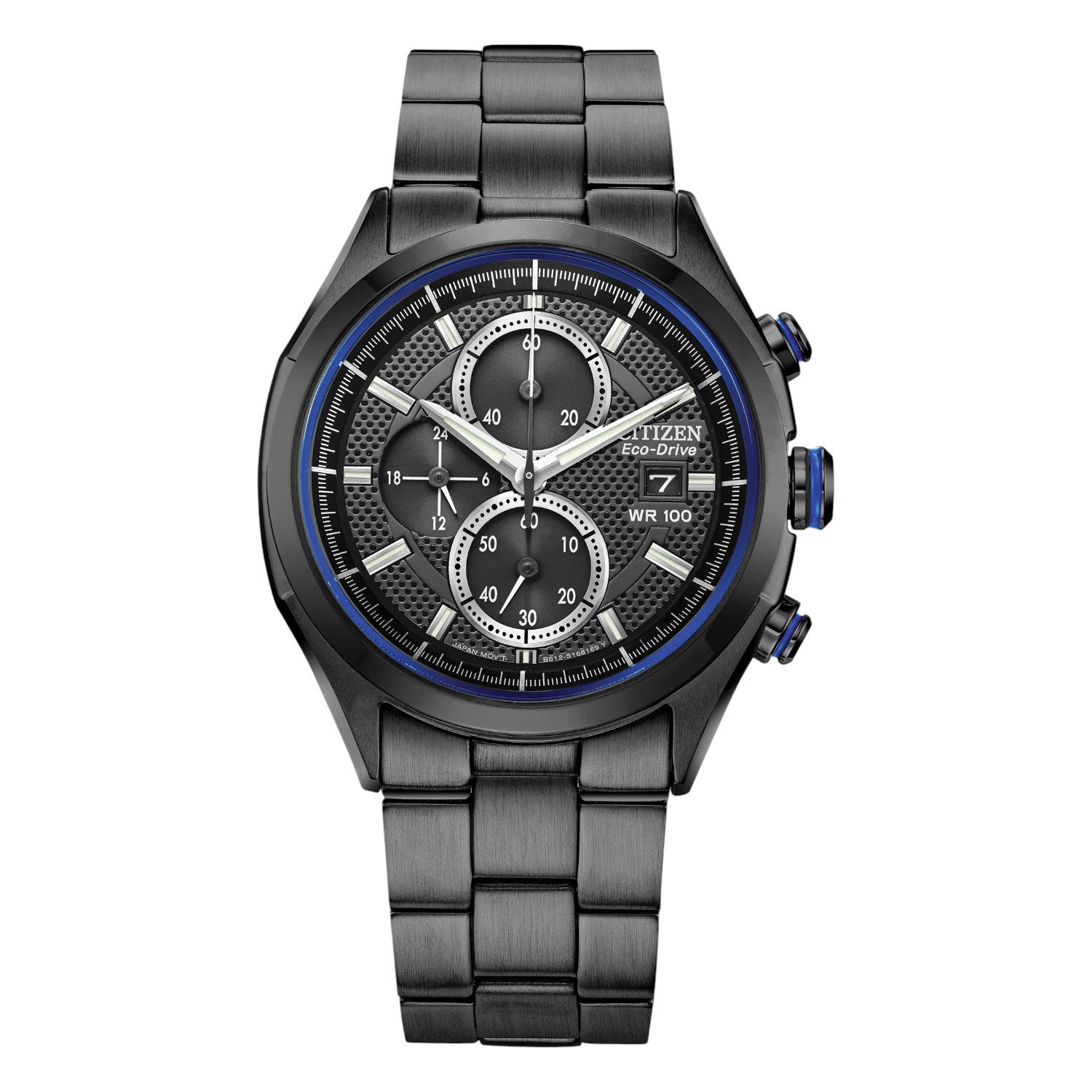 Citizen Drive Weekender Eco-Drive Chronograph Svart