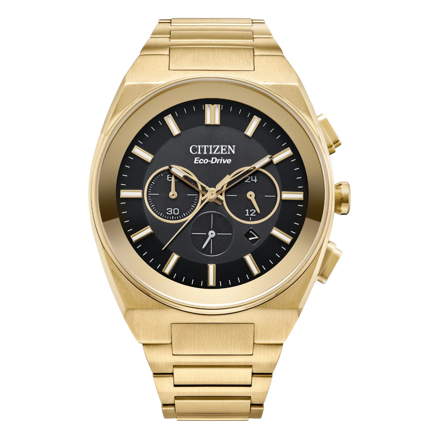 Citizen Axiom SC Guldfärgad Chronograph Svart