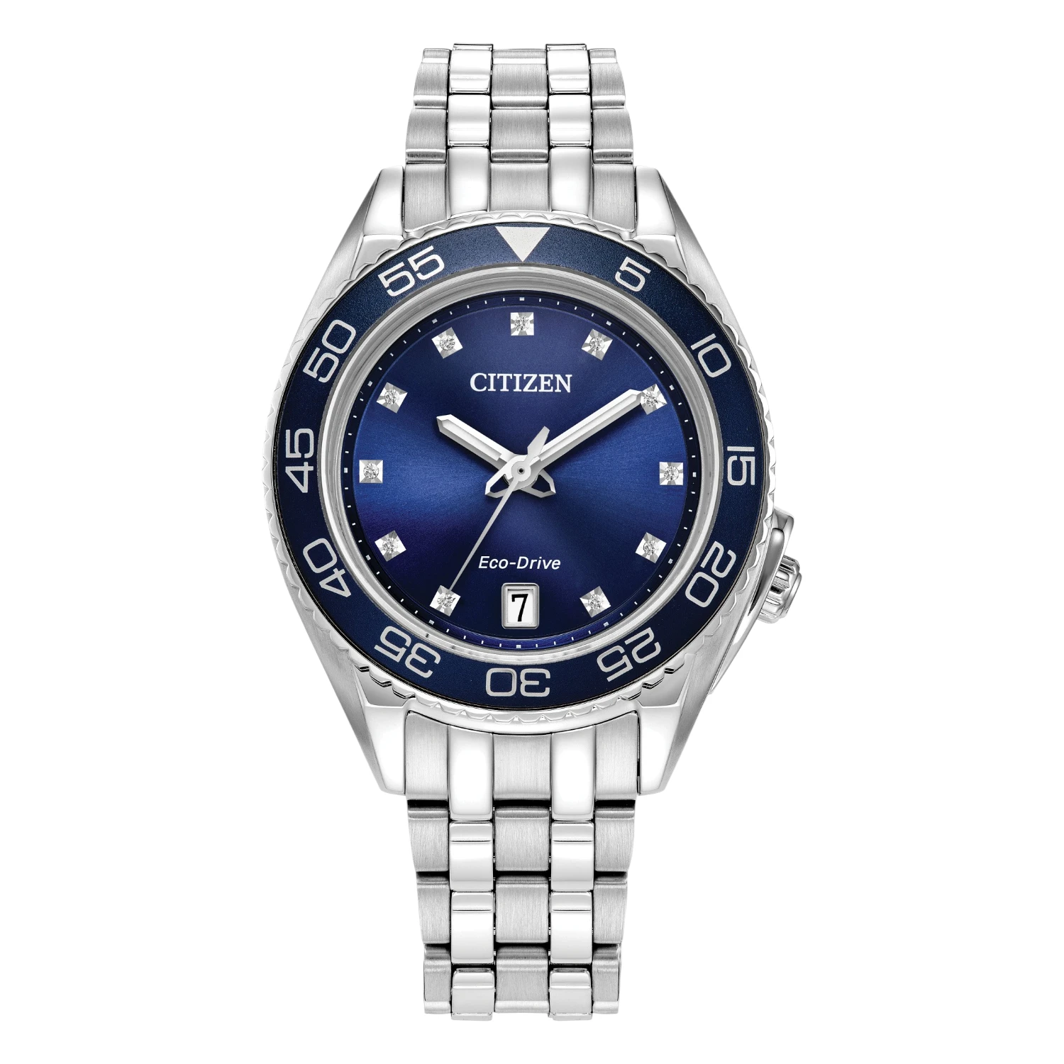 Citizen Carson Eco-Drive Blå Diamanter Dam