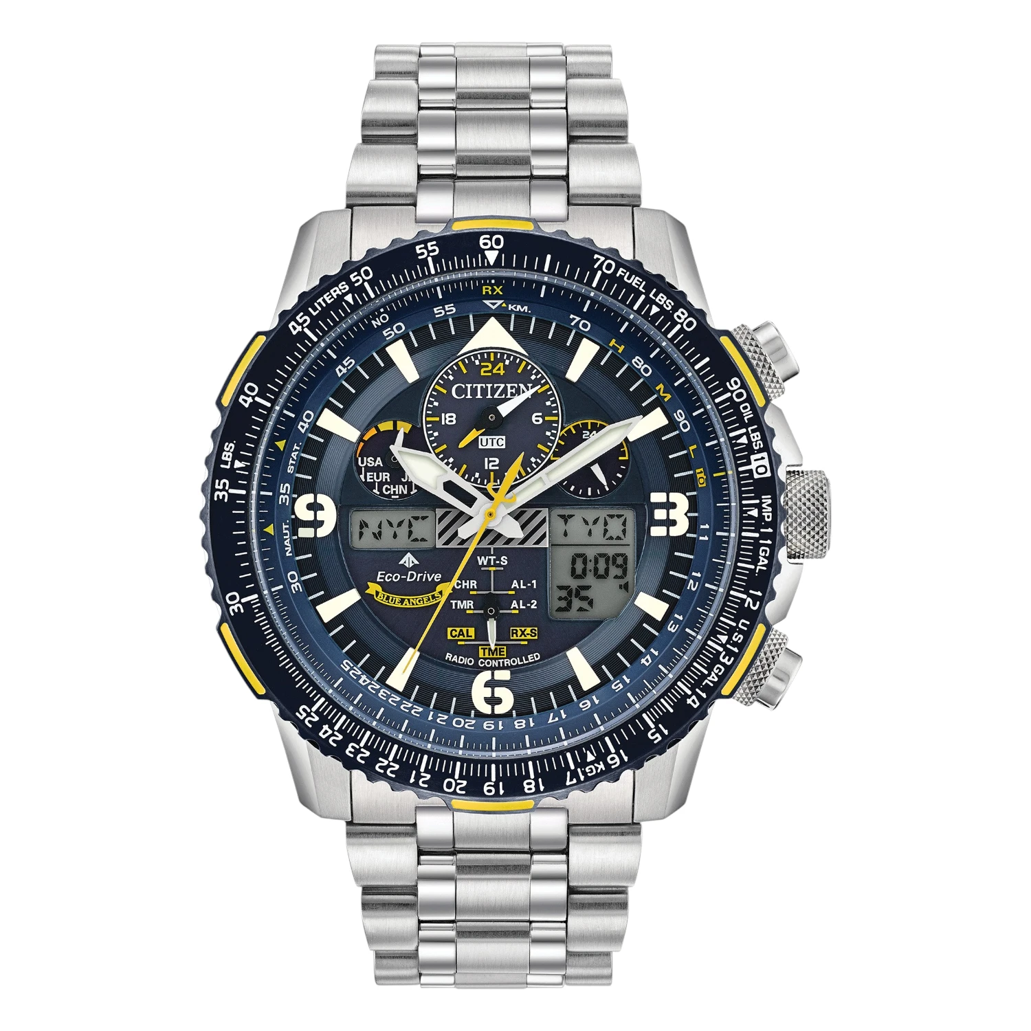 Citizen Promaster Skyhawk A-T Blue Angels Blå Stål