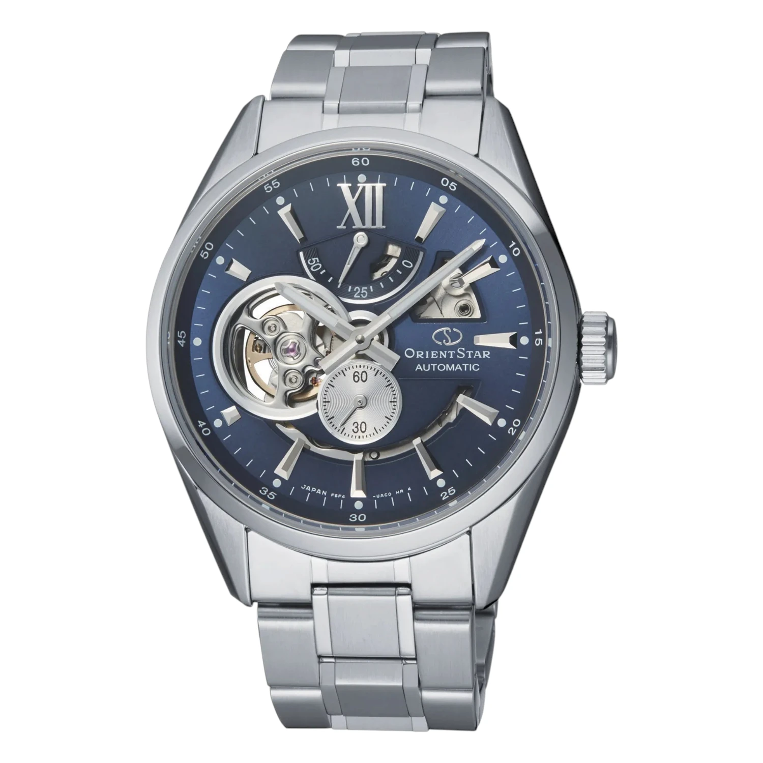 Orient Star Modern Skeleton Automatic Blå Stål