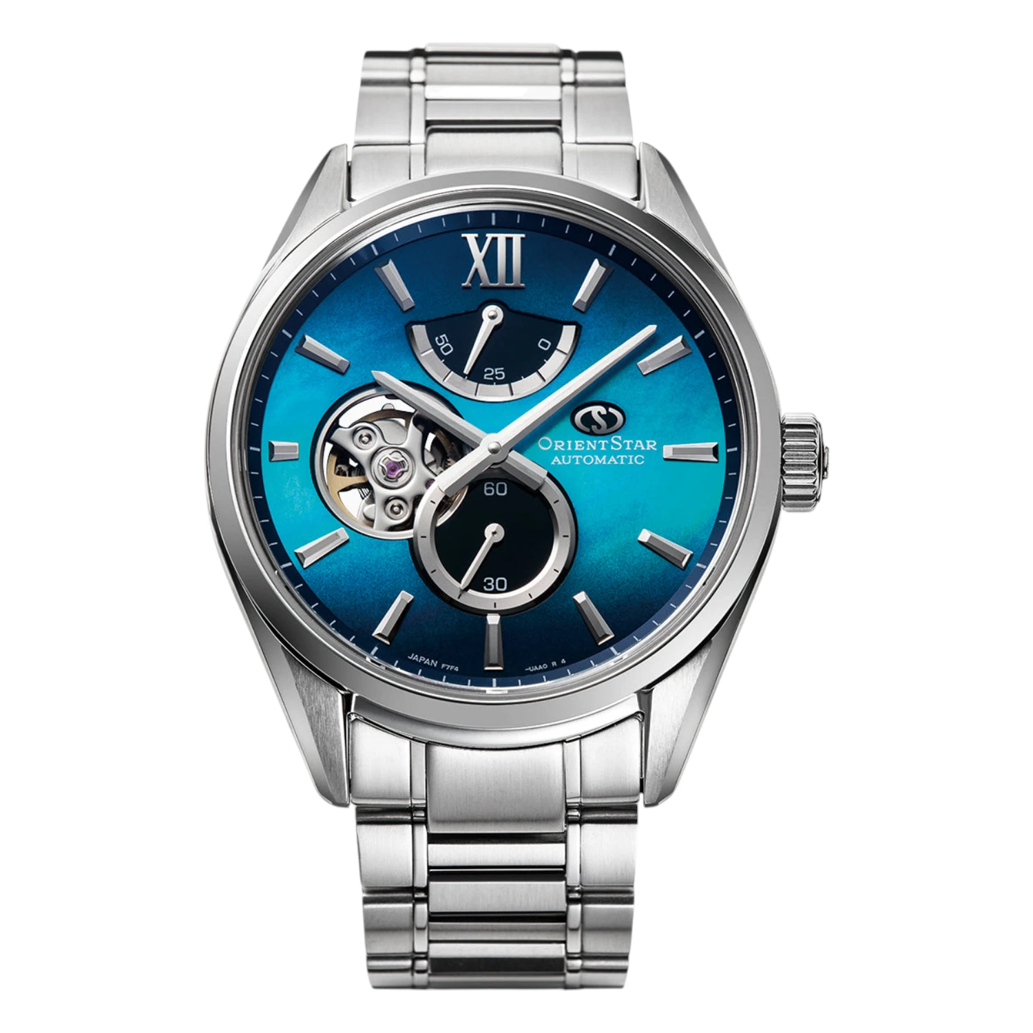 Orient Star M34 F7 Semi Skeleton Automatic Blåtonad